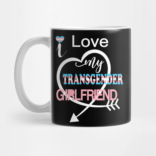 Transgender LGBTQ Pride Partner Love My Girlfriend Support by Kimmicsts